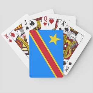 Jeu De Cartes Drapeau du Congo Kinshasa