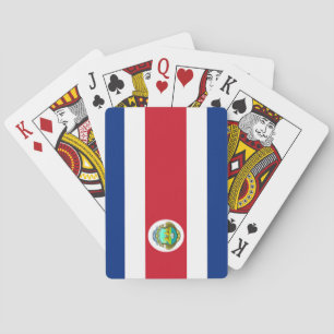 Jeu De Cartes drapeau du Costa Rica