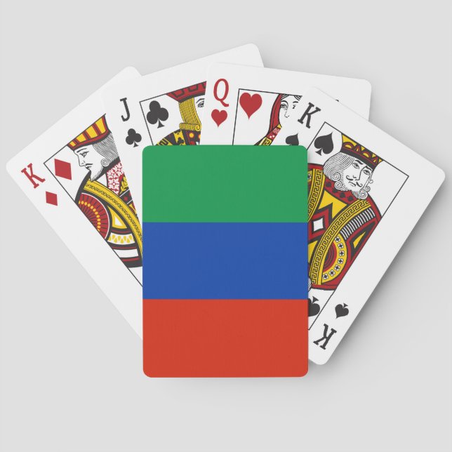 Jeu De Cartes Drapeau du Daghestan (dos)