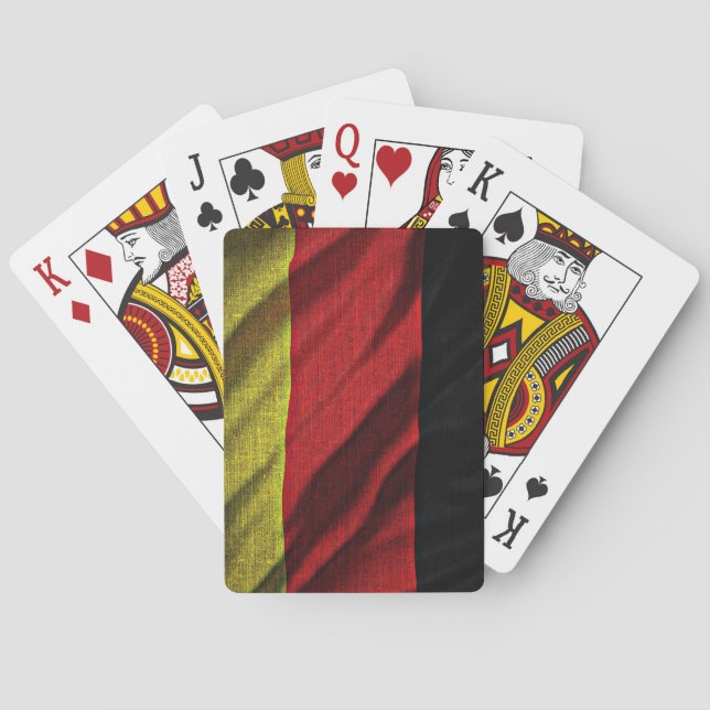 Jeu De Cartes Drapeau du Deutschland (dos)