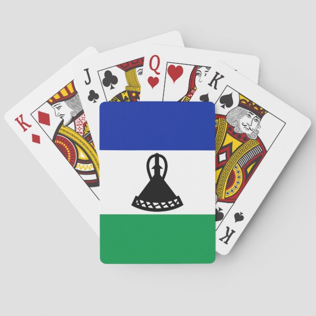 Jeu De Cartes Drapeau du Lesotho (dos)