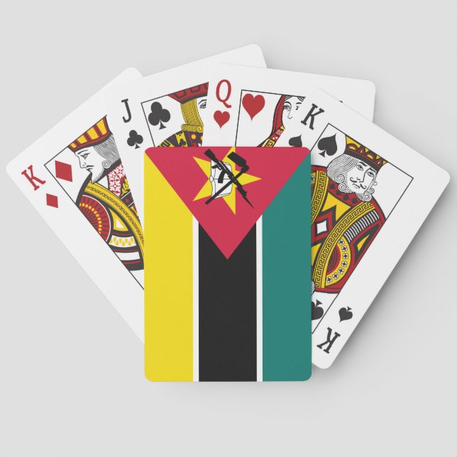 Jeu De Cartes Drapeau du Mozambique (dos)