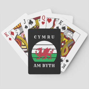 Jeu De Cartes Drapeau Du Pays De Galles Cymru Am By Fier D'Être 