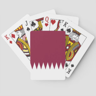 Jeu De Cartes Drapeau du Qatar