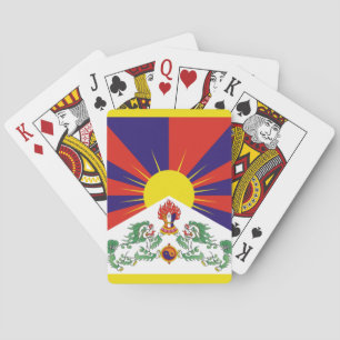 Jeu De Cartes Drapeau du Tibet libre