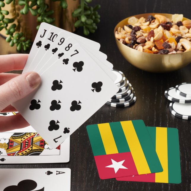 Jeu De Cartes drapeau du Togo (In Situ)