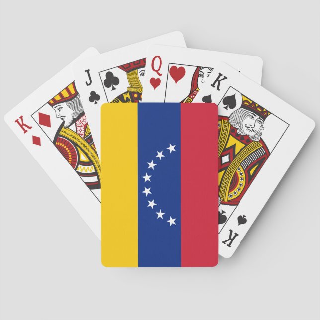 Jeu De Cartes Drapeau du Venezuela (dos)
