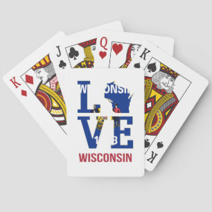 Jeu De Cartes Drapeau du Wisconsin