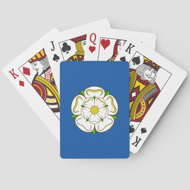 Jeu De Cartes Drapeau du Yorkshire (dos)
