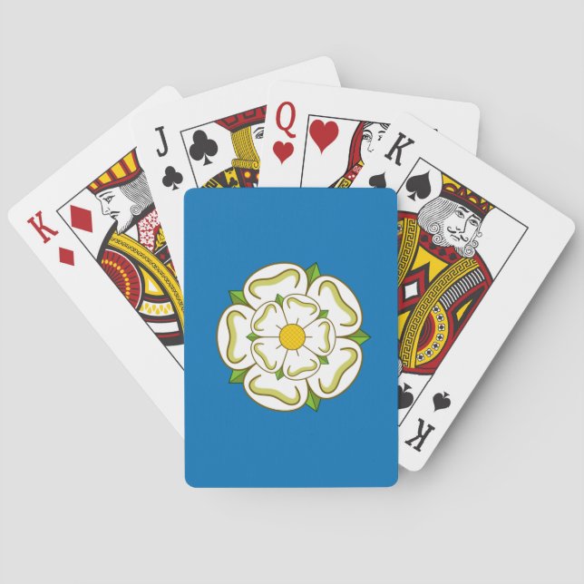 Jeu De Cartes Drapeau du Yorkshire (comté anglais) (dos)