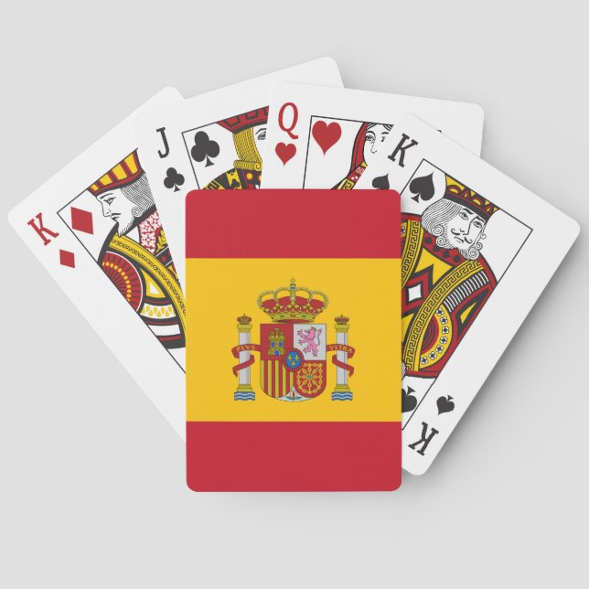 Jeu De Cartes Drapeau Espagne (dos)