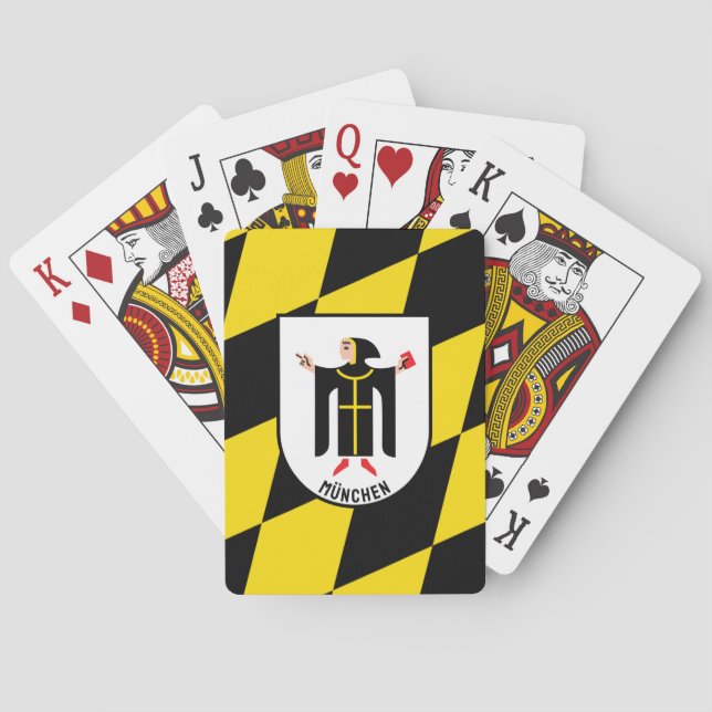 Jeu De Cartes Drapeau et armoiries de Munich (dos)