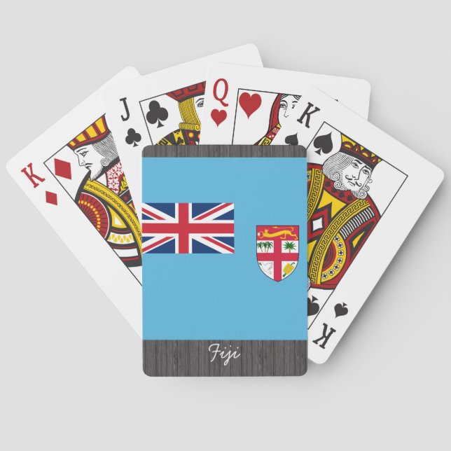 Jeu De Cartes Drapeau Fidji Jouer des cartes (dos)