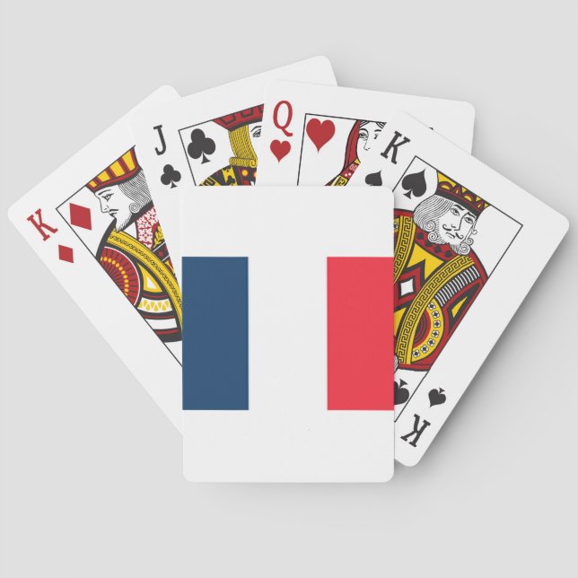 Jeu De Cartes Drapeau français (dos)