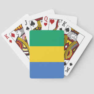 Jeu De Cartes Drapeau Gabon