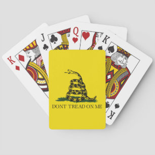 Jeu De Cartes Drapeau Gadsden Ne me marche pas dessus