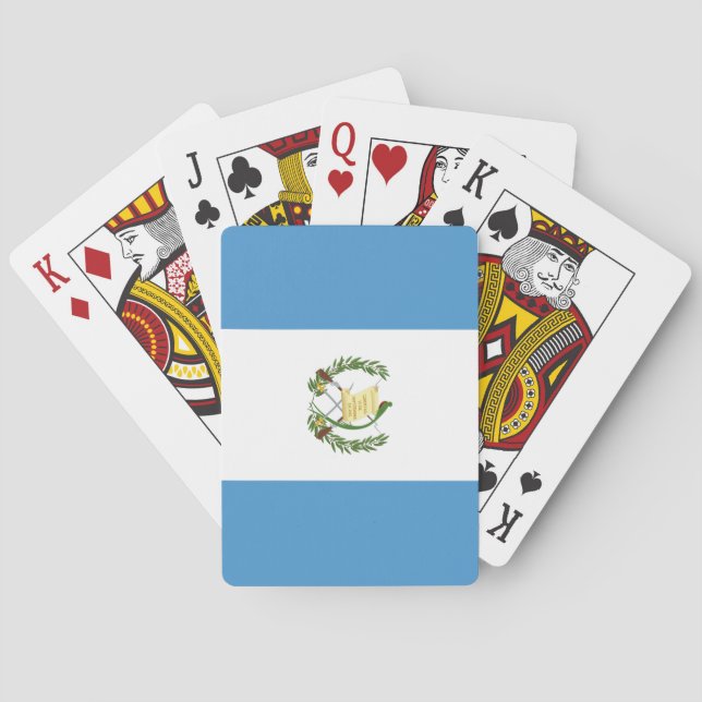 Jeu De Cartes Drapeau (guatémaltèque) du Guatemala (dos)