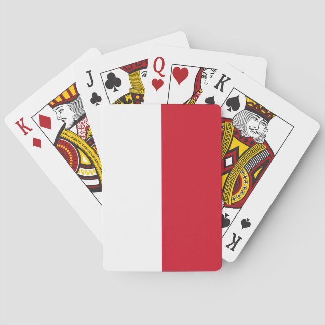 Jeu De Cartes Drapeau indonésien (dos)