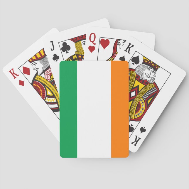 Jeu De Cartes drapeau irlandais (dos)