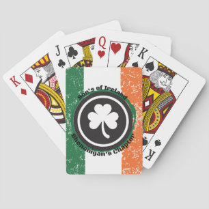 Jeu De Cartes Drapeau irlandais Lecture de cartes