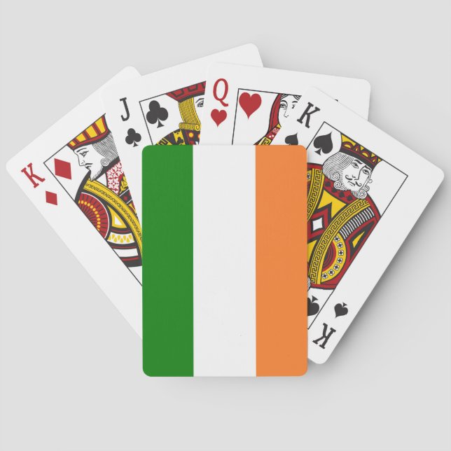 Jeu De Cartes Drapeau Irlandais Total  (dos)