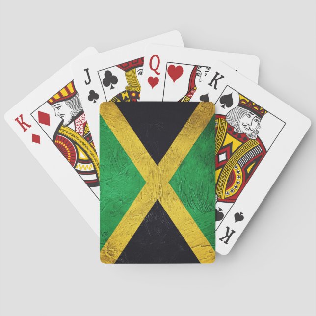 Jeu De Cartes Drapeau jamaïcain (dos)