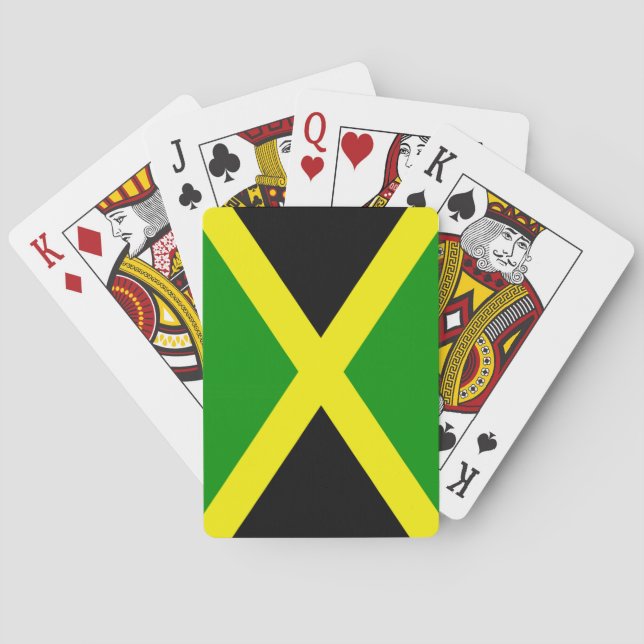 Jeu De Cartes Drapeau jamaïcain (dos)