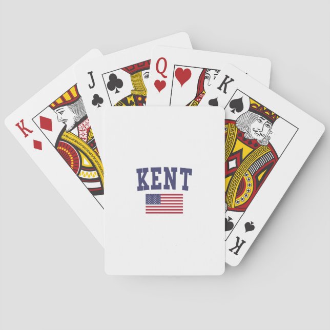 Jeu De Cartes Drapeau Kent US (dos)