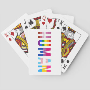 Jeu De Cartes Drapeau LGBT humain Mois de la fierté gay Transgen
