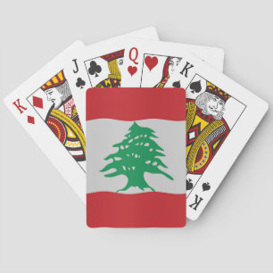 Jeu De Cartes Drapeau libanais