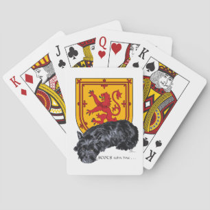 Jeu De Cartes Drapeau Lion Rampant du Scottie Dog