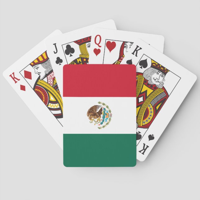 Jeu De Cartes Drapeau mexicain (Mexique) (dos)
