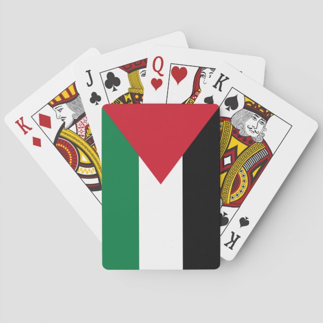 Jeu De Cartes Drapeau palestinien (dos)