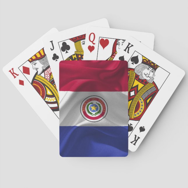 Jeu De Cartes Drapeau paraguayen (dos)