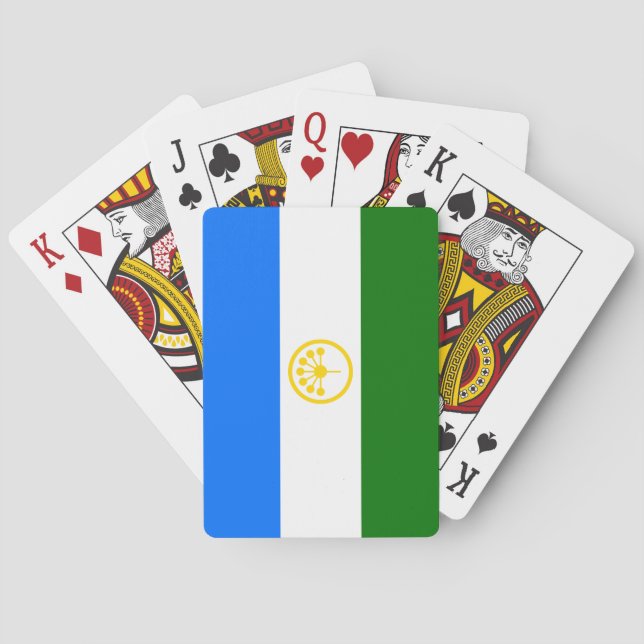 Jeu De Cartes Drapeau patriotique de Bachkortostan (dos)