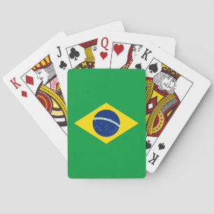 Jeu De Cartes Drapeau patriotique du Brésil