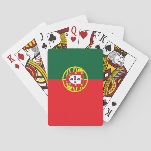 Jeu De Cartes Drapeau Portugal (dos)