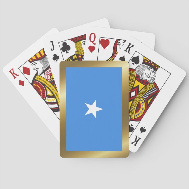 Jeu De Cartes Drapeau Somalie Jouer des cartes (dos)