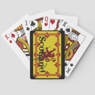 Jeu De Cartes Drapeau standard écossais