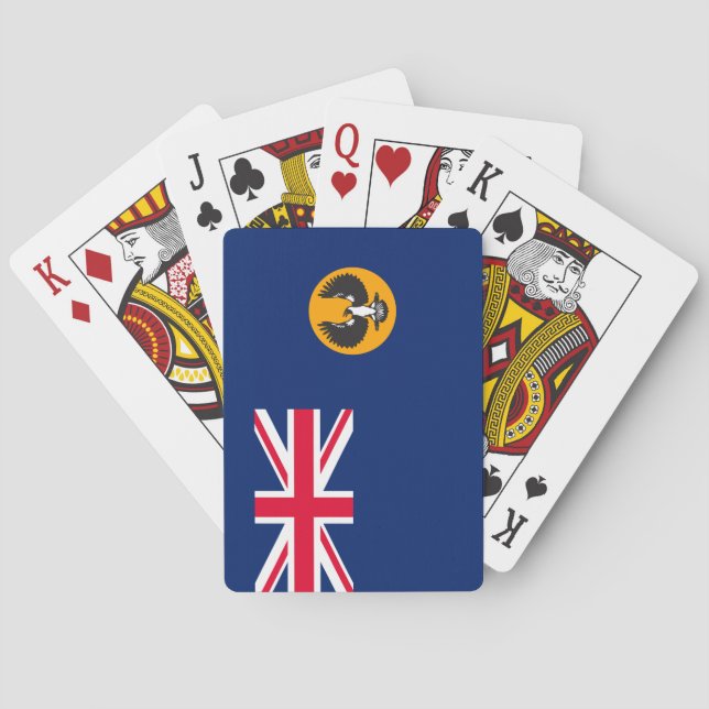 Jeu De Cartes Drapeau sud-australien (État australien) (SA) (dos)