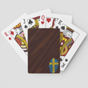 Jeu De Cartes Drapeau tactile suédois