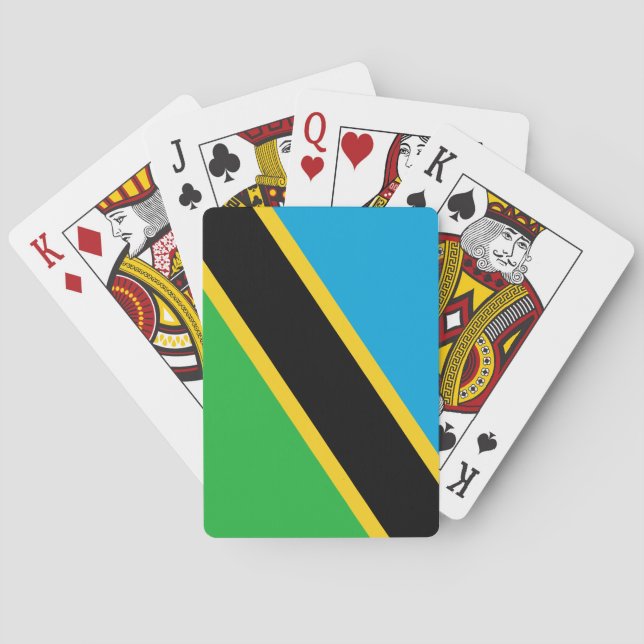 Jeu De Cartes Drapeau tanzanien (dos)