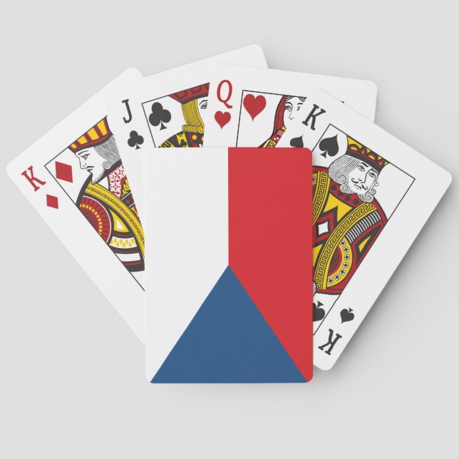 Jeu De Cartes Drapeau tchèque (dos)