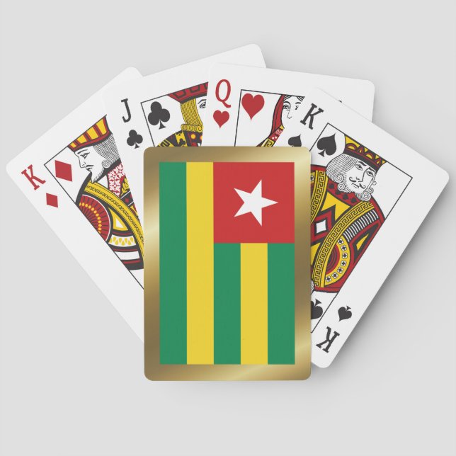 Jeu De Cartes Drapeau Togo Jouer des cartes (dos)