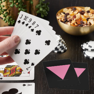 Jeu De Cartes Drapeau triangle rose de SlipperyJoe drapeau rose