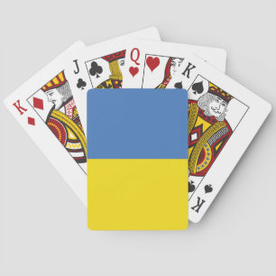 Jeu De Cartes Drapeau ukrainien Slava Ukraini С л а в а р У к  d