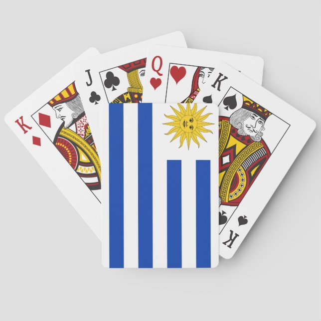 Jeu De Cartes Drapeau uruguayen (dos)