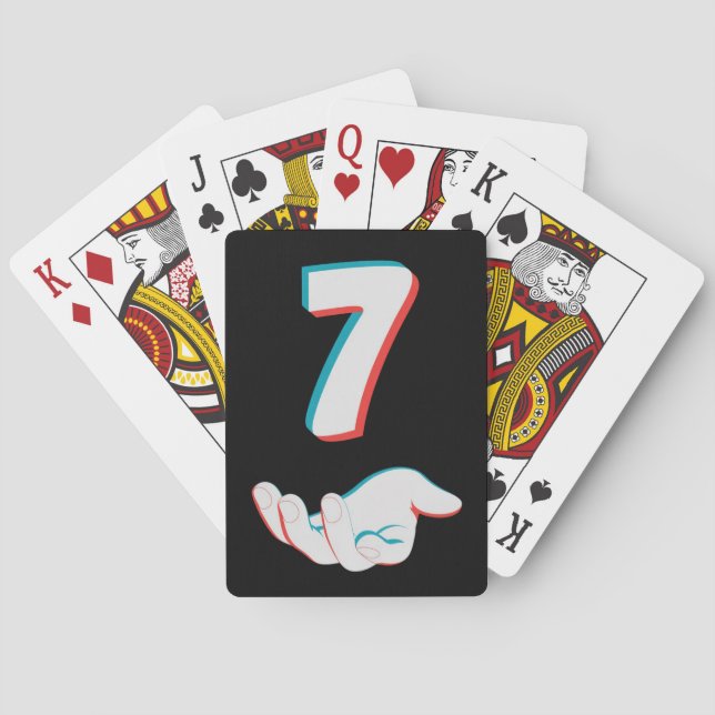 Jeu De Cartes Drôle 67 Six Sept Mème Couple Correspondant  (dos)