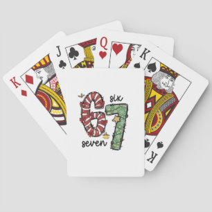 Jeu De Cartes Drôle 6 7  Santa Squad Soixante-Sept Noël