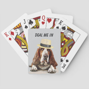 Jeu De Cartes Drôle Basset Hound Me traite dans